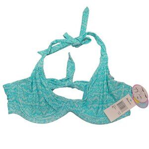 Raisins Bikini Top Underwire Adjustable DD Cup NWT